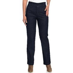 Christopher & Banks Womens Size 6 Signature Slimming Straight Leg Denim Trouser